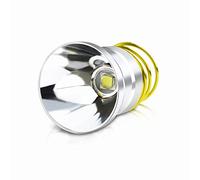 BESTSUN Ampoule LED XM-L2 ultra lumineuse - 1 mode - 1 200 lumens - Design P60 - Pièce de rechange pour lampe de poche Surefire Hugsby C2 G2 Z2 6P 9P G3 S3 D2 Ultrafire 501B 502B