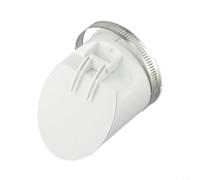Besttoolifes 110 Clapet anti-retour 160 PVC pour tuyau d'évacuation anti-refoulement 75 sortie d'eaux usées 200 Clapet anti-retour unidirectionnel avec pince (75 mm)