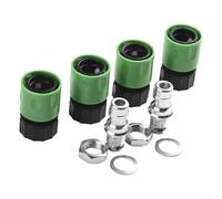 Besttoolifes Kit de lavage de pont de tondeuse à connexion rapide avec écrou de lame de buse, adaptateur de lavage pour tuyau d'arrosage, tondeuse autoportée, nettoyage de souffleuse à neige