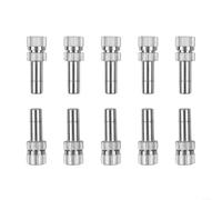 Besttoolifes Lot de 10 buses de pulvérisation à pousser - Diamètre de la tige : 0,6 mm - Diamètre de la tige : 8 mm - Buse de pulvérisation à basse pression - Buse de brumisation de jardin (0,8 mm)