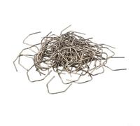 Besttoolifes Lot de 100 agrafes à chaud en acier inoxydable de 0,6 mm/0,8 mm pour soudage en plastique et kit de réparation de pare-chocs de voiture, compatibles avec les pistolets d'agrafeuse à chaud