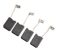 Besttoolifes Lot de 4 balais de carbone 197129-2 avec fil et ressorts pour Makita GA7060 GA7061R GA9060 GA9061 GA9062 GA9063RX02 HM1802 HM1812 CB218, brosses de rechange pour moteur d'outils