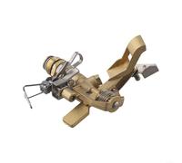 Besttoolifes Tête d'arrosage rotative à 360 degrés en cuivre, buse de pulvérisation à impulsion robuste pour l'arrosage de la pelouse, baguette d'irrigation en laiton pour cour