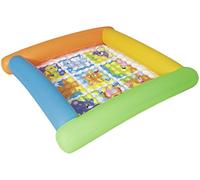 Bestway 52240 Tapis de Jeu Gonflable Carré Up In & Over 132 X 132 X 23 cm