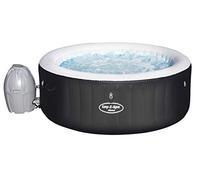 Bestway 54123 Spa Gonflable Rond lay-Z-Spa™ Miami 2 à 4 Personnes 180 X 66 cm, 81 Airjet™, Couverture Isolante, Filtration à Cartouche, Diffuseur Chemconnect™