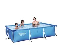 Bestway 56404 - Piscine tubulaire amovible pour enfants Deluxe Splash Frame Pool, 300x201x66 cm, bleu