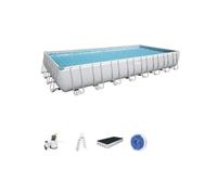 Bestway 56623 Piscine Avec Cadre Power Steel 956x488x132 Cm Avec Pompe À Sable