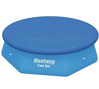 Bestway 58032 Bâche 4 Saisons pour Piscine Hors Sol Fast Set™ Ronde Diamètre 244 cm, Bleu