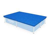 Bestway 58103 Housse de Bain rectangulaire en Acier Flowclear pour piscines Professionnelles, adaptée aux piscines Professionnelles de 7 Pieds 3 Pouces, 221 x 150 x 43 cm