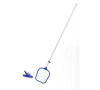 Bestway Kit d'entretien piscines hors sol 58195 – 6 pièces, manche alu 203 cm, bleu