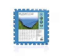 Lot de 9 tapis de sol pour piscine ou spa Bestway 50 x 50 cm - Bleu