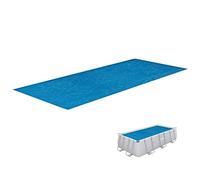 Bestway 58240 Bâche solaire pour piscine hors sol rectangulaire Bleu 382,7 x 179,3 cm