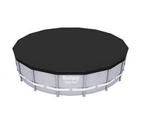 Bestway 58249 Bâche 4 Saisons pour Piscine Hors Sol Ronde Diamètre 460 cm ou 488 cm, Gris