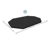Bestway Bâche pour piscine hors-sol 58424 Power Steel™ 4 saisons ovale 300 x 200 cm