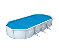 Bestway 58507E Bâche Solaire 730 x 350 pour Piscine Steel Wall 740 x 360 x 120, Bleu, 730 x 350 x 1 cm