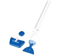 Bestway 58212 Aspirateur de Piscine Aquacrawl 2 Têtes de Balai, Tuyau, Manche Alu 4 X 60 cm Bleu