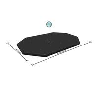 Bestway® Bâche 4 saisons ovale pour piscine - 3,05 m x 2,00 m