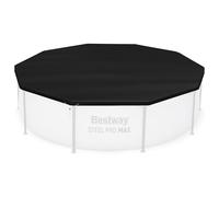 Bestway Bâche de Piscine Ronde pour piscines en saillie Pro Frame avec Trous de Drainage et Sangles de Fixation sécurisées