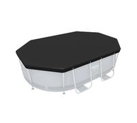 BESTWAY Bâche Hivernage Ovale 305x184 cm - Noir