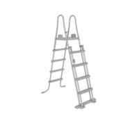 BESTWAY Echelle de sécurité 2 x 4 marches avec plateforme pour piscine hauteur 132 cm 5833
