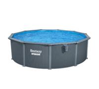 BESTWAY Bestway Piscine acier ronde Bestway Hydrium 488 x 130 cm gris foncé