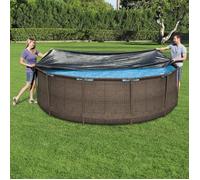 Bestway Couverture de piscine Flowclear 366 cm, couverture de sécurité de piscine,,, couverture de piscine hors sol 3202467