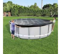 Bestway Couverture de Piscine Hors Sol Bâche Housse de Protection 427/488 cm vid