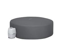 Bestway Couverture thermique EnergySense complète pour spa rond Ø 236 x 71 cm étanche gris foncé