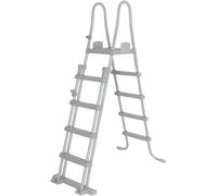 BESTWAY Echelle de sécurité 2 x 4 marches avec plateforme pour piscine hauteur 132 cm 5833