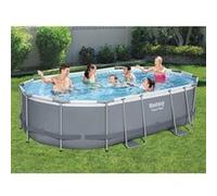 Bestway Ensemble de piscine Power Steel Ovale 488x305x107 cm 3202526