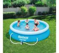 BESTWAY Fast Set Piscine hors sol, 366 x 76 cm, avec pompe 57274