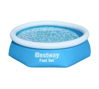 Bestway Piscine hors sol ronde Fast Set 244 x 61 cm Bleu 57448