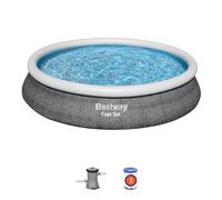 Bestway Fast Set - Piscine gonflable ronde 457 cm