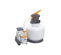 Bestway Filtre à Sable 11,355 m3/h, Pompe 500 W 220-240 V, préfiltre, diffuseur Chemconnect™