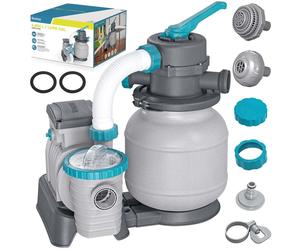 Bestway Flowclear 5.678 L/h Filtre à sable pour piscine amovible avec raccord 32 mm, filetage 38 mm & distributeur de produits chimiques