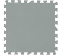 BESTWAY Flowclear Lot de 9 tapis de protection pré formés 50 x 50 cm, gris 58639