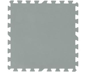BESTWAY Flowclear Lot de 9 tapis de protection pré formés 50 x 50 cm, gris 58639