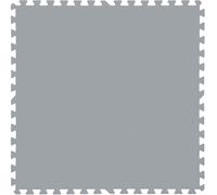 BESTWAY Flowclear Lot de 9 tapis de protection pré formés 78 x 78 cm, gris 58636