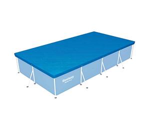 Bestway Flowclear Swimming Pool Cover for Rectangular Steel Pro Pools, Multiple Sizes