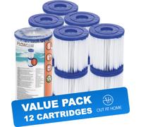 Bestway Flowclear VALUE PACK 12 st. Patronenfilter Typ I