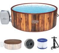 BESTWAY Lay-Z-Spa Helsinki AirJet Spa gonflable rond, 180 x 66 cm, 7 personnes 60025