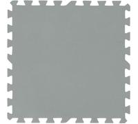 Lot de 9 tapis de sol pour piscine ou spa Bestway 50 x 50 cm - Gris