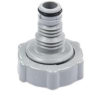 Bestway® Pièce détachée Adaptateur de tuyau de jardin (gris / Ø 32 mm) pour systèmes de filtration à sable / pompes de filtration et piscines