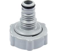 Bestway® Pièce détachée Adaptateur de tuyau de jardin (gris / Ø 32 mm) pour systèmes de filtration à sable / pompes de filtration et piscines