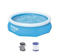 Bestway Piscine gonflable Fast Set ronde 305 x 76 cm Bleu