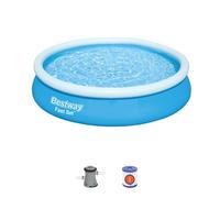 Bestway Piscine tubulaire ronde Steel Pro Max Ø 366 x H 76 cm (filtre à cartouche)