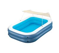 Bestway Piscine gonflable rectangulaire avec auvent 254x178x140 cm +6 ans Jardin 54449