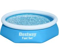 Bestway Piscine hors sol ronde Fast Set 244 x 61 cm Bleu 57448