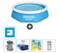 Bestway Piscine Gonflable Fast Set - 244 x 61 cm