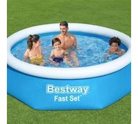 Bestway Piscine gonflable ronde 244x66 cm 57265, piscine gonflable, piscine hors sol, piscine de jardin, piscines gonflables, piscines hors sol G